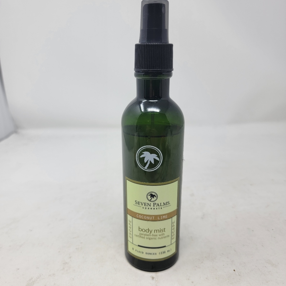 Seven Palms 90% Full Coconut Lime Body Mist paraben Free 8 oz